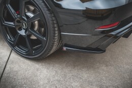 Heck Ansatz Flaps Diffusor V.2 für Audi RS3 8V Sportback FL schwarz Hochglanz