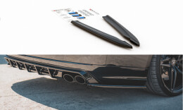 Street+ Heck Ansatz Flaps V.2 passend für Audi S8 D4 FL schwarz Hochglanz
