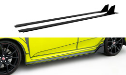 Street Pro Seitenschweller Ansatz Cup Leisten für Honda Civic Type-R Mk10 / Mk10 Facelift