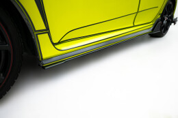 Street Pro Seitenschweller Ansatz Cup Leisten für Honda Civic Type-R Mk10 / Mk10 Facelift