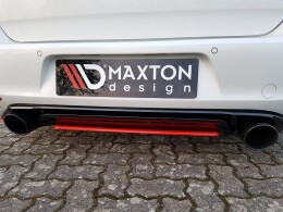 Mittlerer Cup Diffusor Heck Ansatz für VW GOLF Mk7...