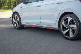 Seitenschweller Ansatz Cup Leisten für VW POLO MK6 GTI
