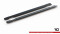 Street Pro Seitenschweller Ansatz Cup Leisten passend für Hyundai I30 N Mk3 Hatchback / Fastback rot