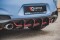 Street Pro Heckschürze Heck Ansatz Diffusor V.2 passend für Hyundai I30 N Mk3 Hatchback rot