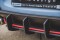 Street Pro Heckschürze Heck Ansatz Diffusor V.2 für Hyundai I30 N Mk3 Hatchback SCHWARZ-ROT