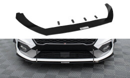 Street Pro Spoilerlippe Front Ansatz V.2 passend für Ford Fiesta Mk8 ST / ST-Line schwarz Hochglanz