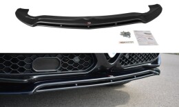 Cup Spoilerlippe Front Ansatz V.2 für Alfa Romeo Stelvio Mk1 schwarz Hochglanz