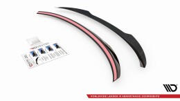 Heck Spoiler Aufsatz Abrisskante für Audi RSQ3 Sportback F3 schwarz matt