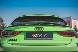 Heck Spoiler Aufsatz Abrisskante für Audi RSQ3 Sportback F3 schwarz Hochglanz