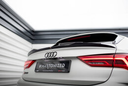 Heck Spoiler Aufsatz Abrisskante passend für Audi RSQ3 / Q3 S-Line Sportback F3 schwarz Hochglanz