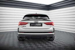 Heck Spoiler Aufsatz Abrisskante passend für Audi RSQ3 / Q3 S-Line Sportback F3 schwarz Hochglanz
