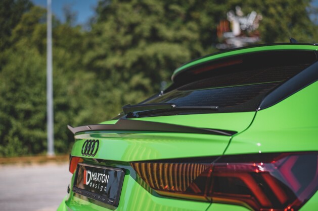 Heck Spoiler Aufsatz Abrisskante für Audi RSQ3 Sportback F3 Carbon Look