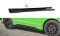Seitenschweller Ansatz Cup Leisten für Audi RSQ3 F3 schwarz matt