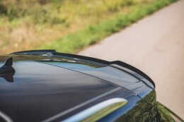 Heck Spoiler Aufsatz Abrisskante für Audi SQ7 / Q7 S-Line Mk. 2 schwarz Hochglanz