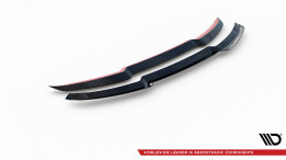 Heck Spoiler Aufsatz Abrisskante passend für Audi Q7 S-Line / SQ7 Mk2 FL 2 schwarz Hochglanz