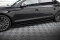 Seitenschweller Ansatz Cup Leisten passend für Audi A8 Lang D4 schwarz Hochglanz