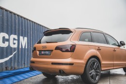 Heck Spoiler Aufsatz Abrisskante passend für Audi Q7 S-Line Mk.1 schwarz Hochglanz