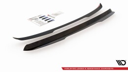 Heck Spoiler Aufsatz Abrisskante passend für Audi Q7 S-Line Mk.1 schwarz Hochglanz
