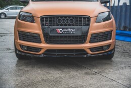Cup Spoilerlippe Front Ansatz passend für Audi Q7 S-Line Mk.1 schwarz Hochglanz