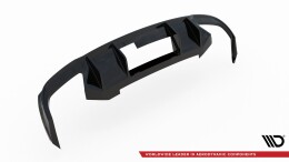 Heck Ansatz Diffusor V.2 für Skoda Octavia RS Mk3 + FL nur BENZINER schwarz