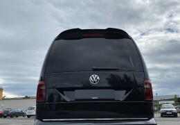Heck Spoiler Aufsatz Abrisskante für VW Caddy Mk. 4 schwarz matt