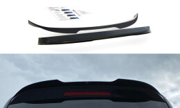 Heck Spoiler Aufsatz Abrisskante passend für VW Caddy Mk. 4 schwarz Hochglanz