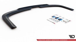 Mittlerer Cup Diffusor Heck Ansatz passend für VW Caddy Mk. 4 schwarz Hochglanz