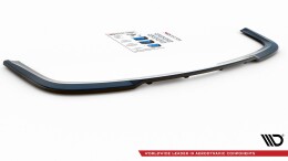 Mittlerer Cup Diffusor Heck Ansatz DTM Look passend für VW Caddy Mk. 4 schwarz Hochglanz