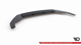 Street Pro Cup Spoilerlippe Front Ansatz passend für VW Golf 7 R Facelift SCHWARZ