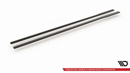 Street Pro Seitenschweller Ansatz Cup Leisten für VW Golf R / R-Line Mk7 Facelift