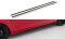 Street Pro Seitenschweller Ansatz Cup Leisten passend für VW Golf 7 R Facelift rot