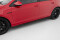 Street Pro Seitenschweller Ansatz Cup Leisten passend für VW Golf 7 R Facelift rot