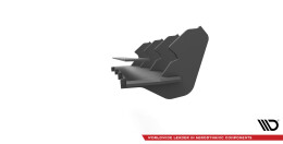 Street Pro Heckschürze Heck Ansatz Diffusor passend für VW Golf 7 R Facelift SCHWARZ