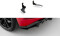 Street Pro Heck Ansatz Diffusor + Flaps für VW Golf 7 R Facelift schwarz-rot