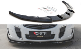Cup Spoilerlippe Front Ansatz V.1 passend für Opel Insignia Mk. 1 OPC Facelift schwarz Hochglanz