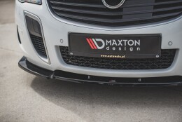 Cup Spoilerlippe Front Ansatz V.1 passend für Opel Insignia Mk. 1 OPC Facelift schwarz Hochglanz
