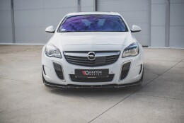 Cup Spoilerlippe Front Ansatz V.1 passend für Opel Insignia Mk. 1 OPC Facelift schwarz Hochglanz