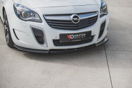 Cup Spoilerlippe Front Ansatz V.1 passend für Opel Insignia Mk. 1 OPC Facelift schwarz Hochglanz