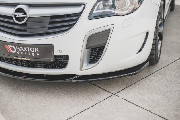 Cup Spoilerlippe Front Ansatz V.2 passend für Opel Insignia Mk. 1 OPC Facelift schwarz Hochglanz