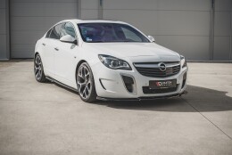 Cup Spoilerlippe Front Ansatz V.2 passend für Opel Insignia Mk. 1 OPC Facelift schwarz Hochglanz