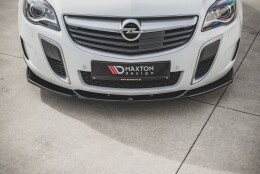 Cup Spoilerlippe Front Ansatz V.2 passend für Opel Insignia Mk. 1 OPC Facelift schwarz Hochglanz