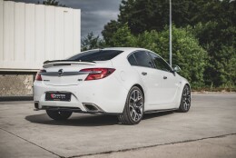Mittlerer Cup Diffusor Heck Ansatz passend für Opel Insignia Mk. 1 OPC Facelift schwarz Hochglanz