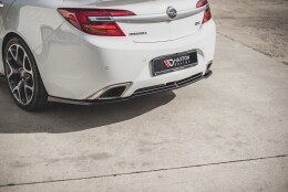 Mittlerer Cup Diffusor Heck Ansatz passend für Opel Insignia Mk. 1 OPC Facelift schwarz Hochglanz