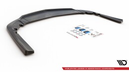 Mittlerer Cup Diffusor Heck Ansatz passend für Opel Insignia Mk. 1 OPC Facelift schwarz Hochglanz