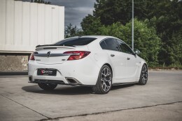 Mittlerer Cup Diffusor Heck Ansatz DTM Look passend für Opel Insignia Mk. 1 OPC Facelift schwarz Hochglanz