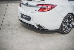Mittlerer Cup Diffusor Heck Ansatz DTM Look passend für Opel Insignia Mk. 1 OPC Facelift schwarz Hochglanz