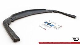 Mittlerer Cup Diffusor Heck Ansatz DTM Look passend für Opel Insignia Mk. 1 OPC Facelift schwarz Hochglanz