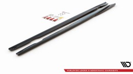 Seitenschweller Ansatz Cup Leisten passend für Opel Insignia Mk. 1 OPC schwarz Hochglanz