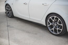 Seitenschweller Ansatz Cup Leisten passend für Opel Insignia Mk. 1 OPC schwarz Hochglanz