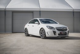 Seitenschweller Ansatz Cup Leisten passend für Opel Insignia Mk. 1 OPC schwarz Hochglanz